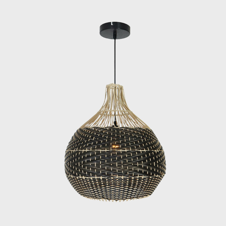Blacorb Wicker Rattan Pendant Light