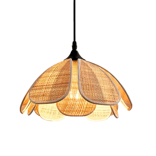 Bloom Rattan Pendant Light