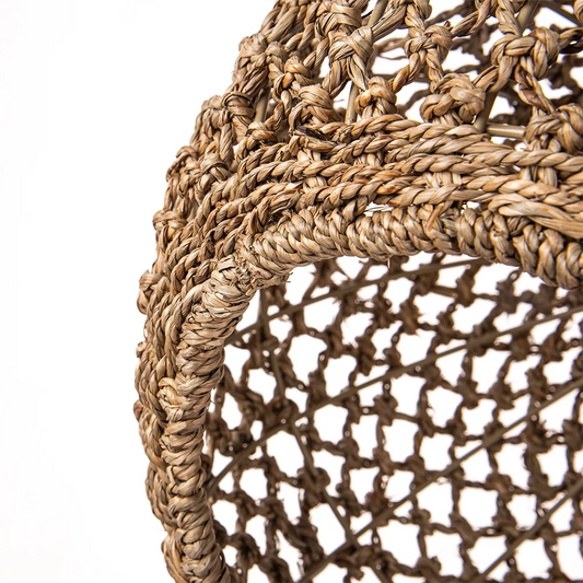 Boho Globe Pendant Light Small Basket Shade