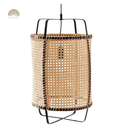 Cane Rattan Pendant Light 10 Inches