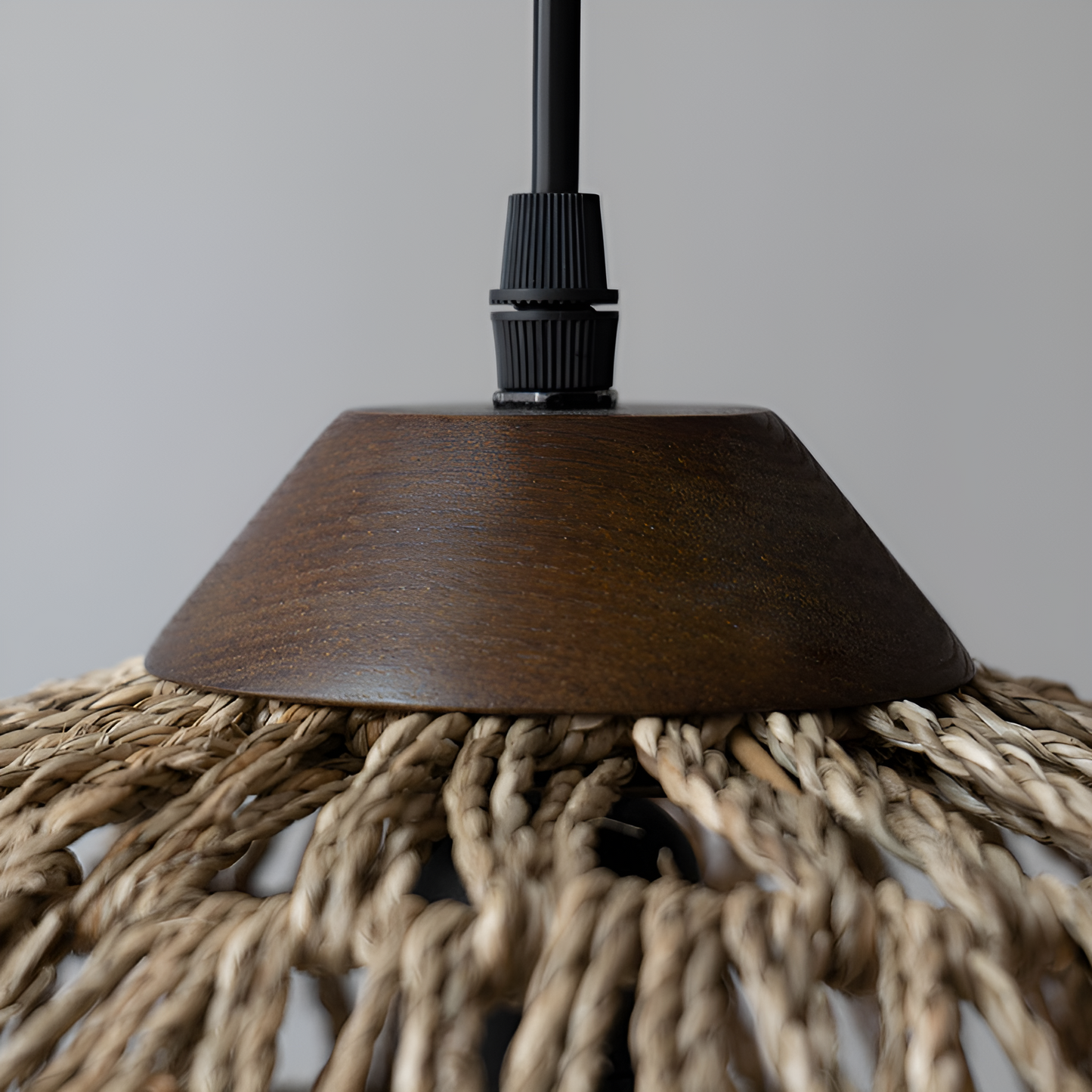 Canopy of Milford Small Dome Basket Rattan Pendant Light