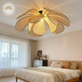 Cefalu Extra Large Rattan Petal Pendant Light
