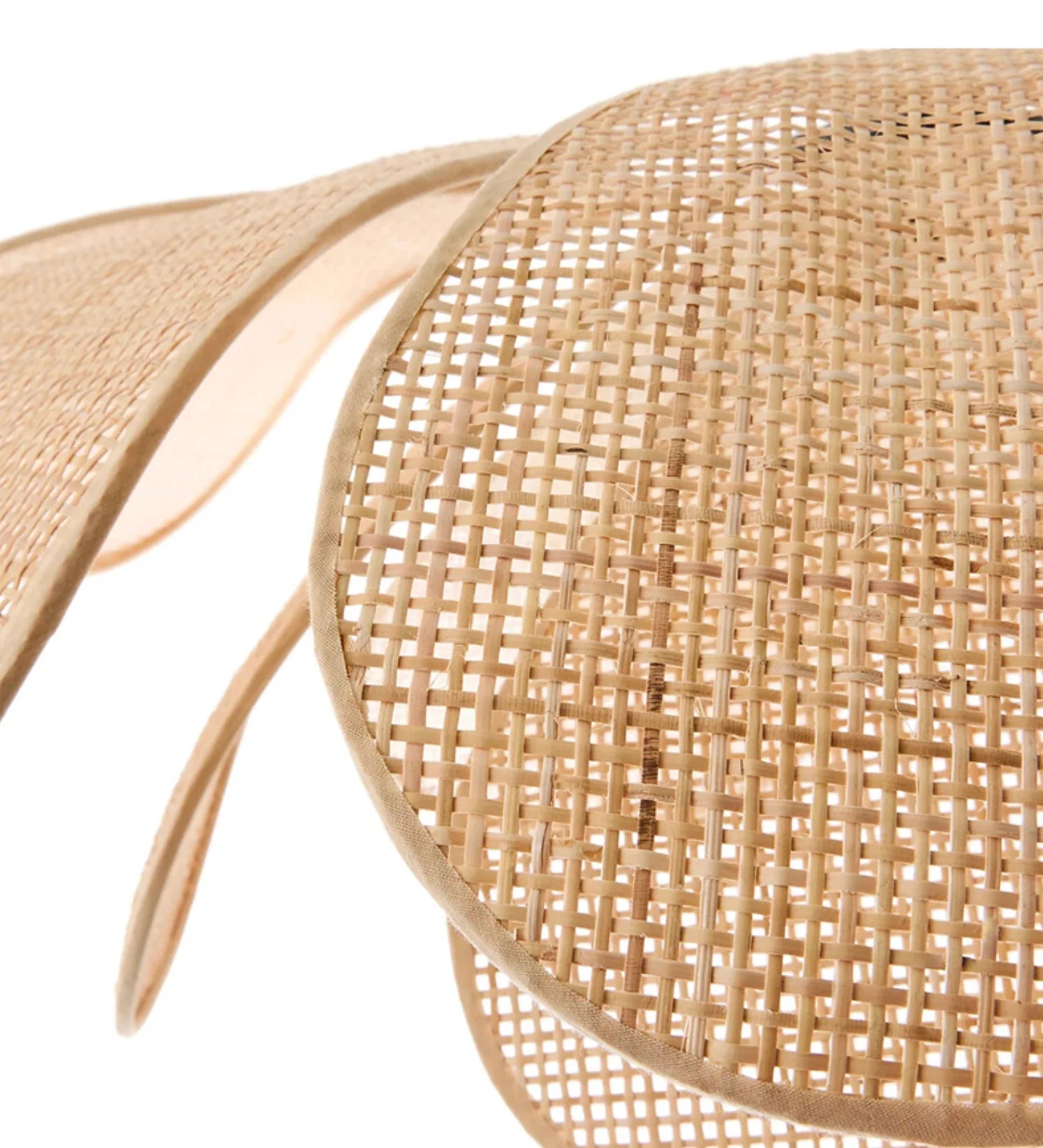 Cefalu rattan flower ceiling light woven shade texture