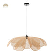Cefalu Rattan Flower Petal Pendant Light