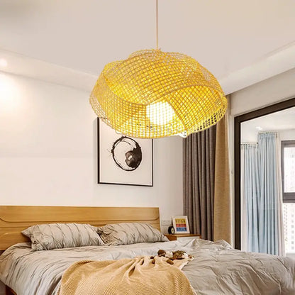Chaner Single Bamboo Pendant Lights for Bedroom