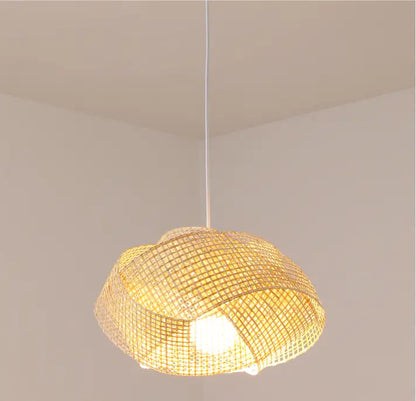 Chaner Single Woven Bamboo Hanging Light