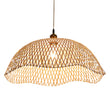 Chenkui Scallop Woven Bamboo Pendant Light Shade