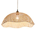 Chenkui Scallop Woven Bamboo Pendant Light Shade