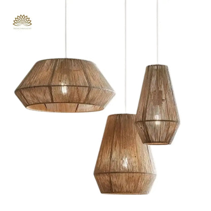 Collins Jute Twist Pendant Light