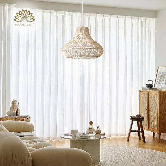 Dakota Rattan Hanging Light for living room