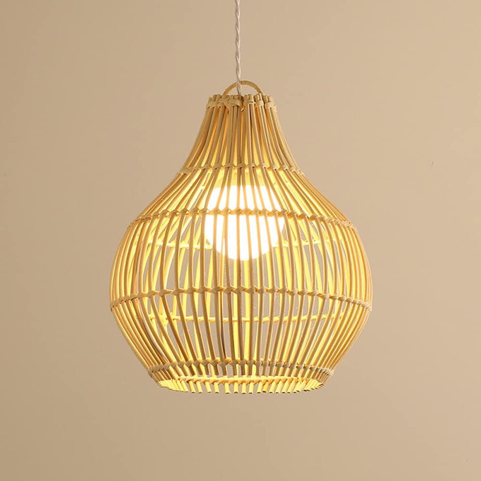 Dari Rattan Pendant Light – IndochinaLight