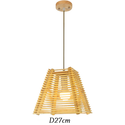Dimension of Arana Small Bamboo Pendant Light