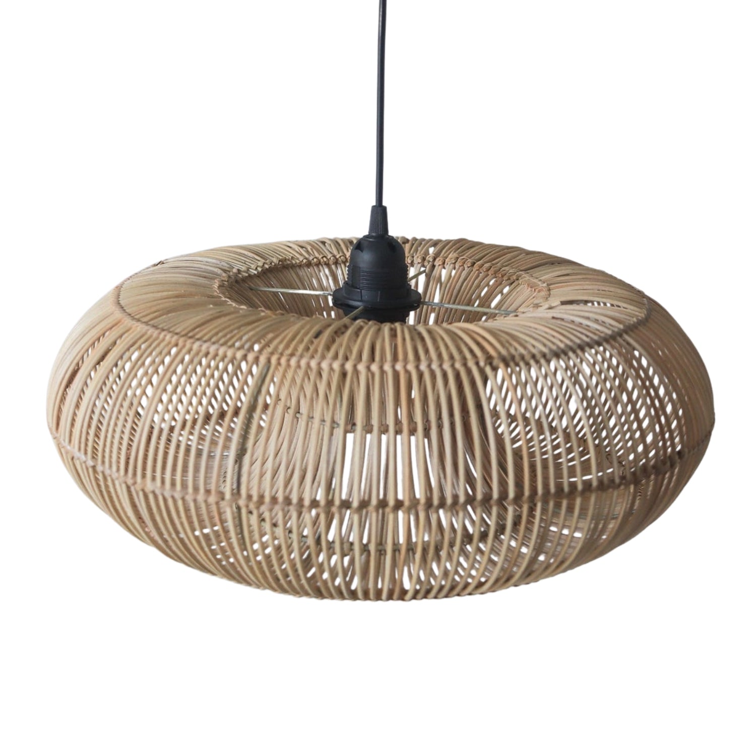 Donut Rattan Pendant Light