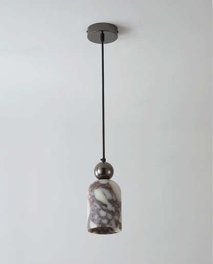 Lionel Nordic Art Bell Marble Pendant Light - Lifestyle & Artisan Detail Angle 9 | IndochinaLight
