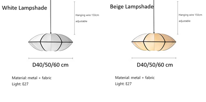 Bombori UFO Wabi-Sabi Silk Pendant Light - Lifestyle & Artisan Detail Angle 11 | IndochinaLight