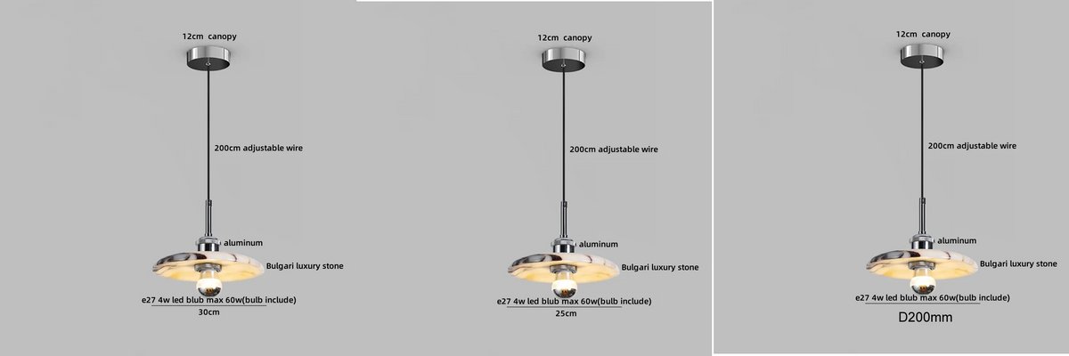 Round Zat Disc Marble Pendant Light - Lifestyle & Artisan Detail Angle 8 | IndochinaLight