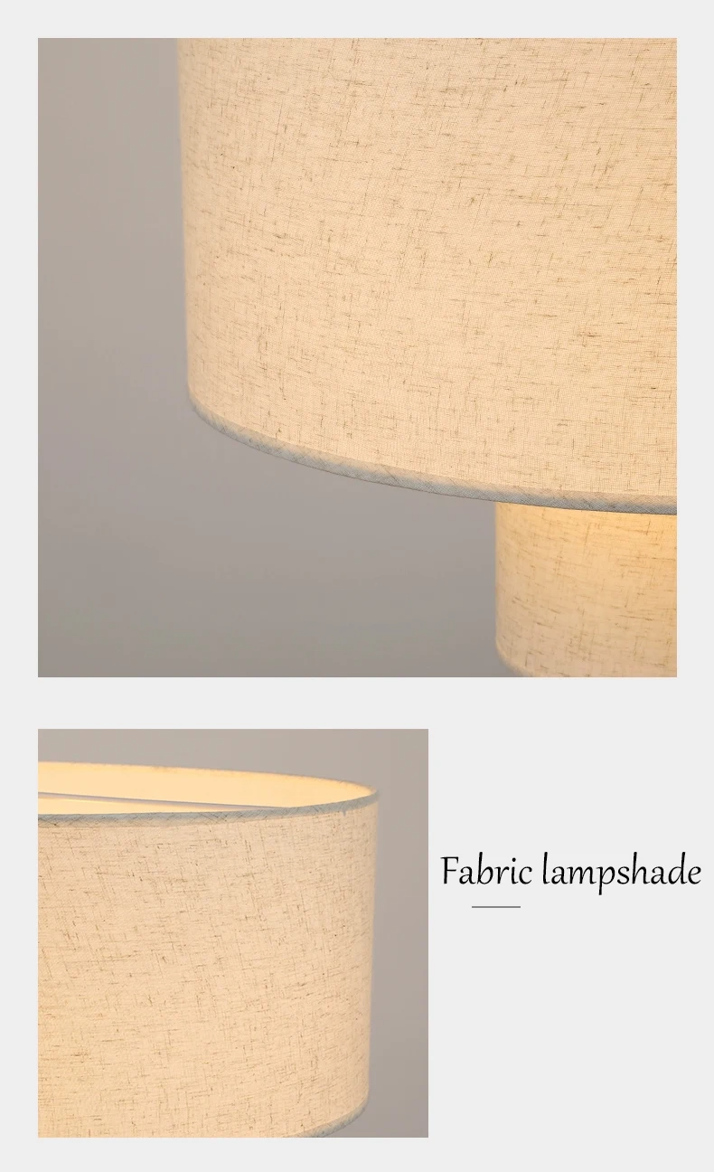 Margin Double Drum Fabric Pendant Light - Lifestyle & Artisan Detail Angle 9 | IndochinaLight