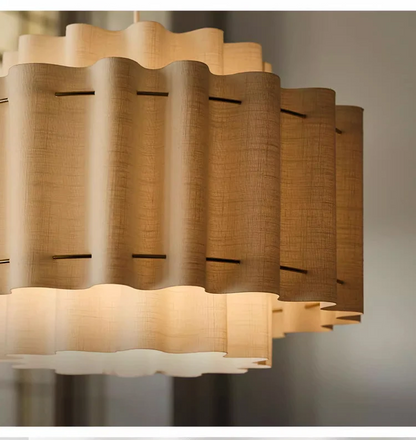 StockHolm 2025 Nordic White Fabric Pendant Light - Lifestyle & Artisan Detail Angle 5 | IndochinaLight