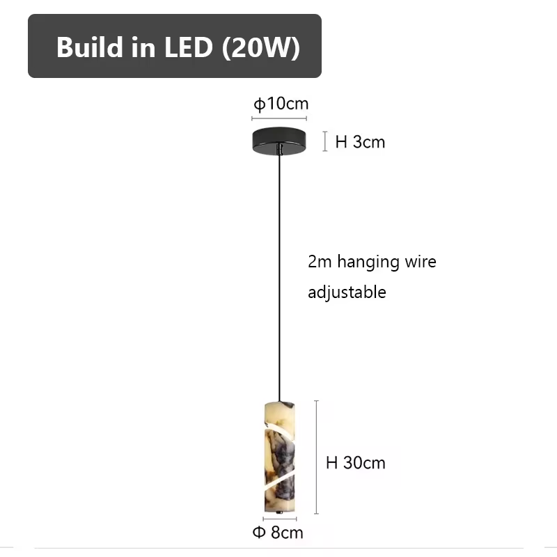 Siena Modern Marble Pendant Light - Lifestyle & Artisan Detail Angle 11 | IndochinaLight
