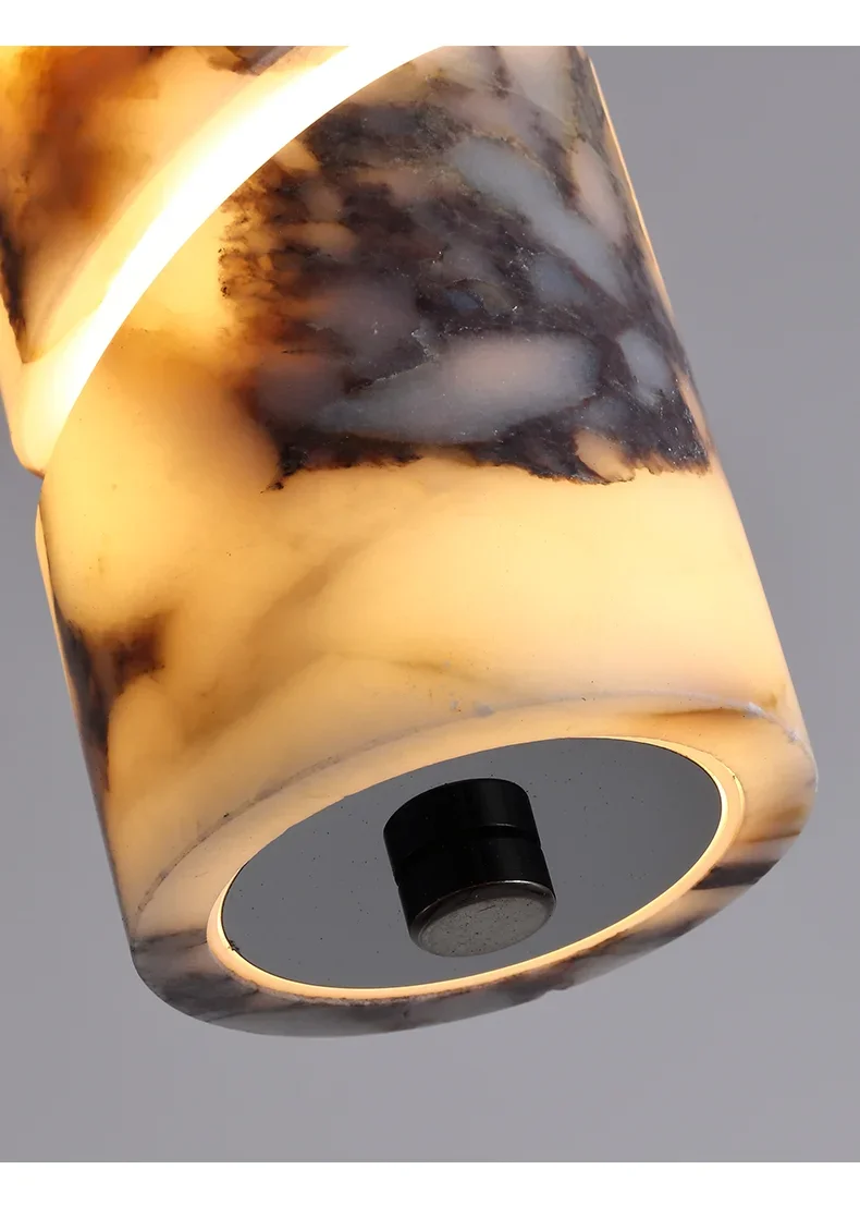 Siena Modern Marble Pendant Light - Lifestyle & Artisan Detail Angle 9 | IndochinaLight