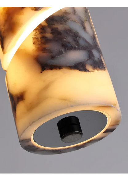 Siena Modern Marble Pendant Light - Lifestyle & Artisan Detail Angle 9 | IndochinaLight