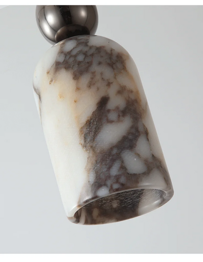 Lionel Nordic Art Bell Marble Pendant Light - Lifestyle & Artisan Detail Angle 2 | IndochinaLight