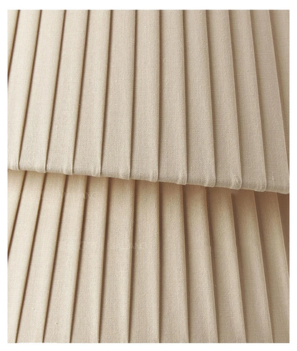 Westwing Nyla Nordic Cream Fabric Pendant Light - Lifestyle & Artisan Detail Angle 7 | IndochinaLight