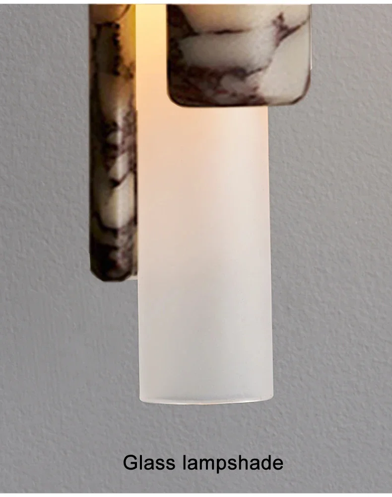 Dover Alabaster Marble Pendant Light - Lifestyle & Artisan Detail Angle 8 | IndochinaLight