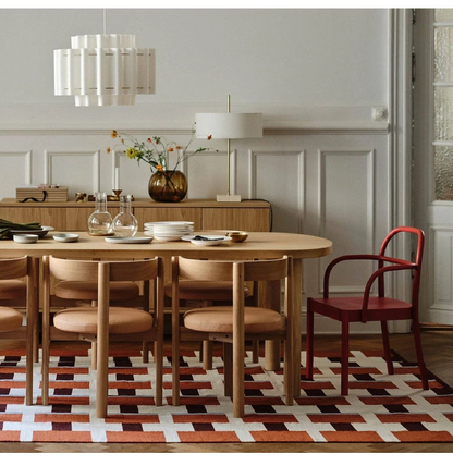 StockHolm 2025 Nordic White Fabric Pendant Light - Lifestyle & Artisan Detail Angle 7 | IndochinaLight