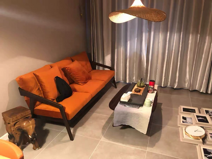Ellie Hat 3 Rattan Pendant Light hangs over IndochinaLights Customer  Nordic Living Room Coffee Table