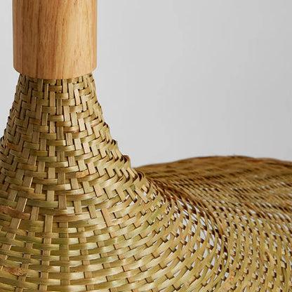 Ellie Straw Hat 3 Light Rattan Pendant Wicker Shade Texture