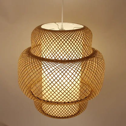Enakshi Abstract Bamboo Pendant Light