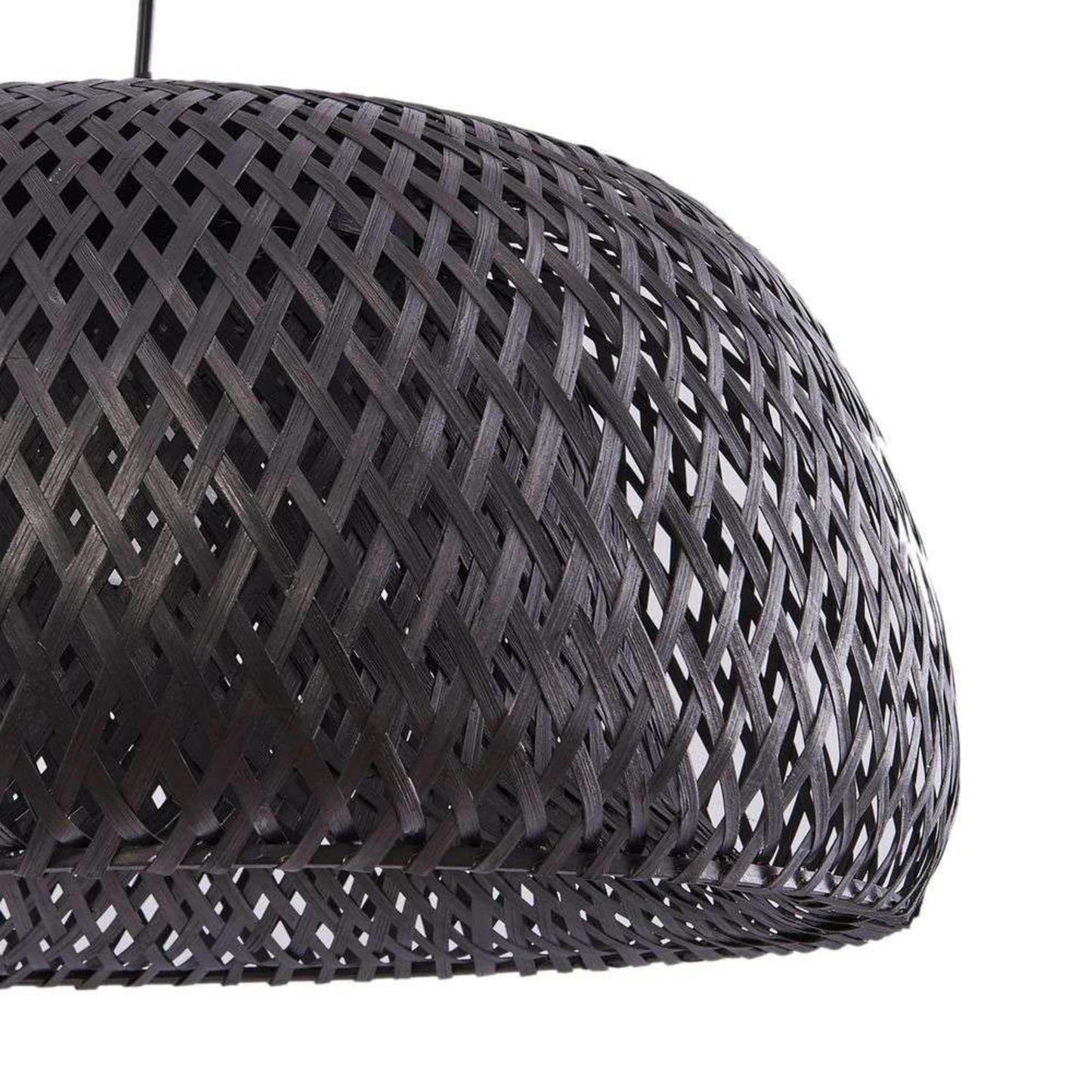 Eskil Black Bamboo Pendant Light