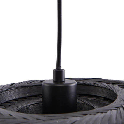 Eskil Black Bamboo Pendant Light
