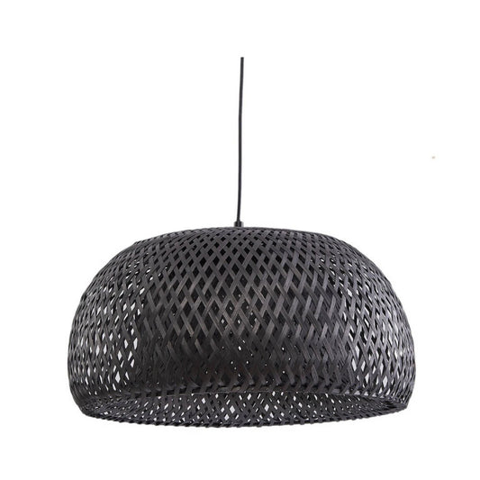 Eskil Black Bamboo Pendant Light