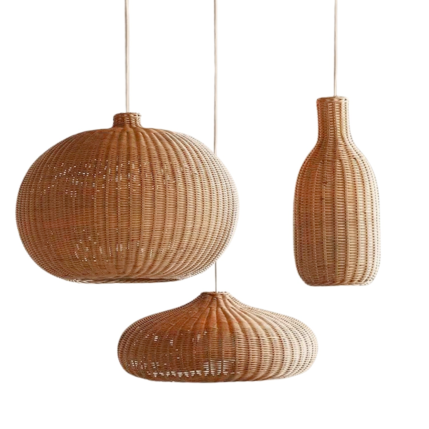 Finns Rattan Bamboo Pendant Light