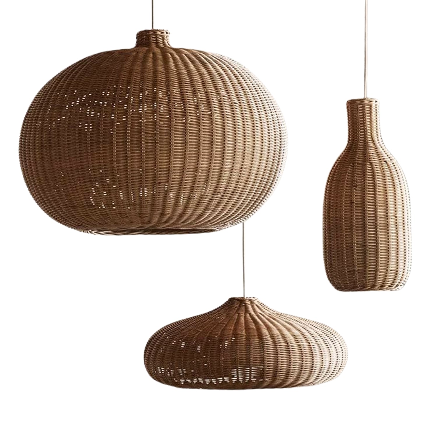 Finns Rattan Bamboo Pendant Light