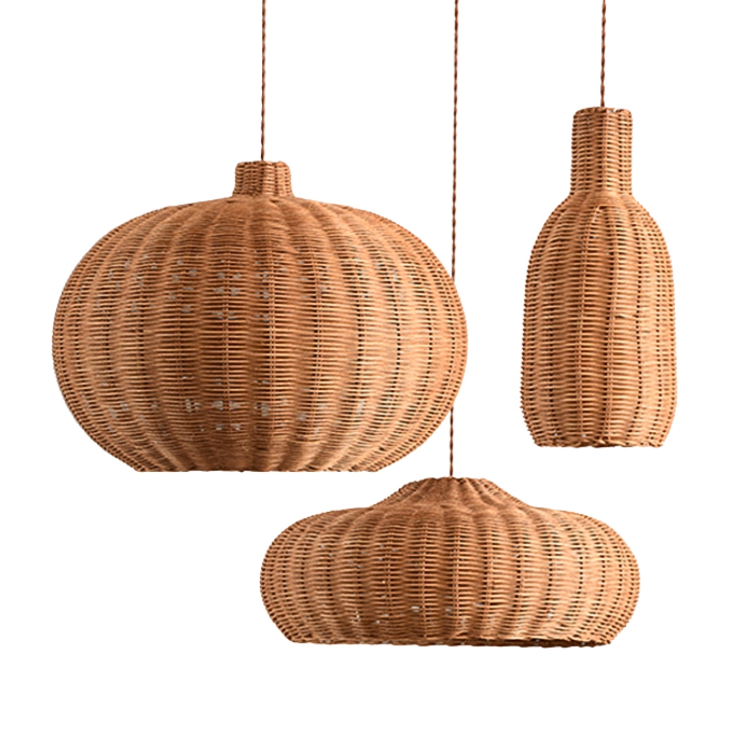 Finns Rattan Bamboo Pendant Light