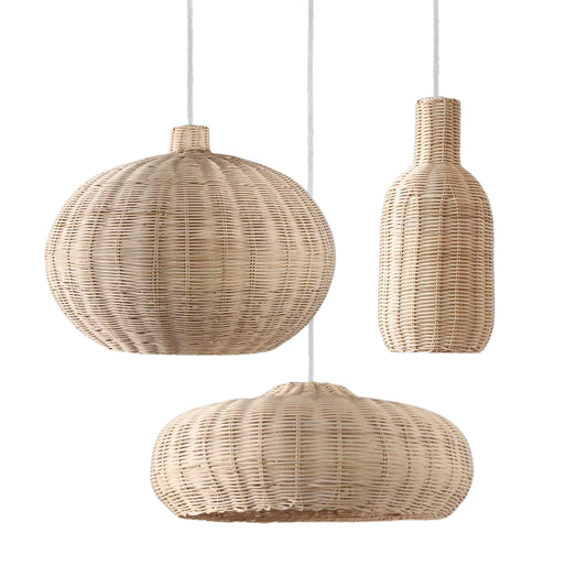 Finns Rattan Bamboo Pendant Light