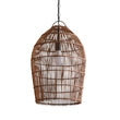 Fish-trap Boho Rustic Rattan Pendant Light
