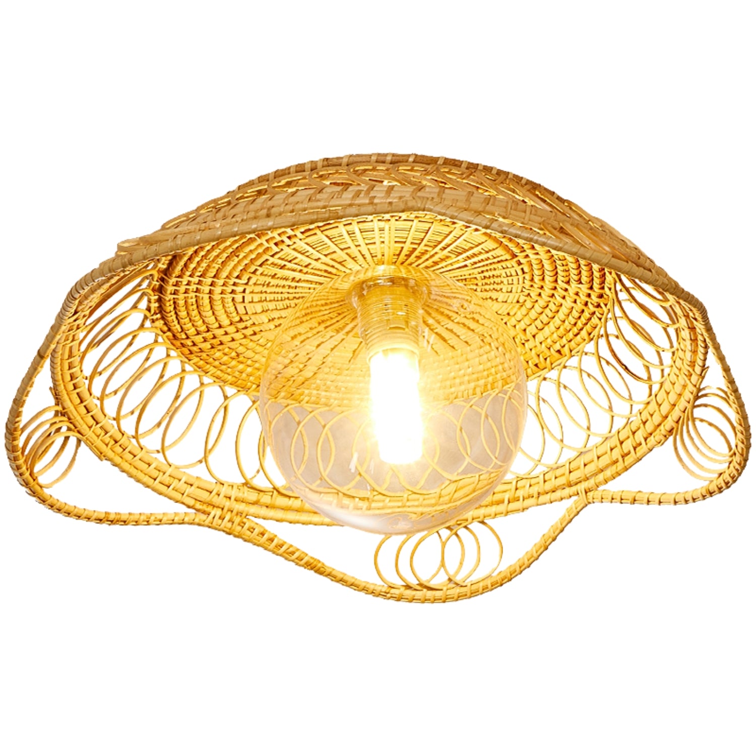 Havana Rattan Ceiling Light