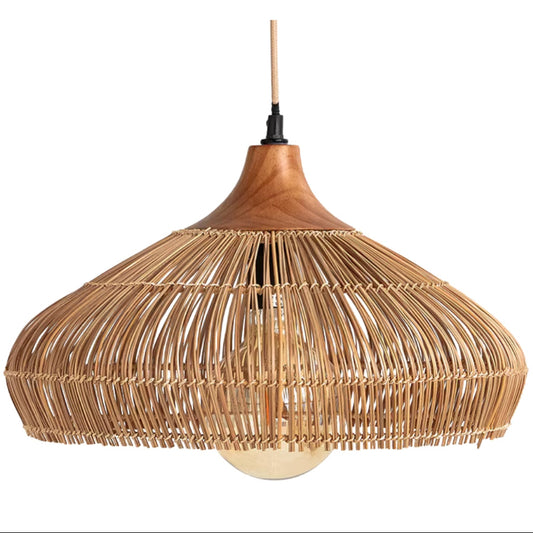 Havenly Rattan Woven Dome Pendant Light