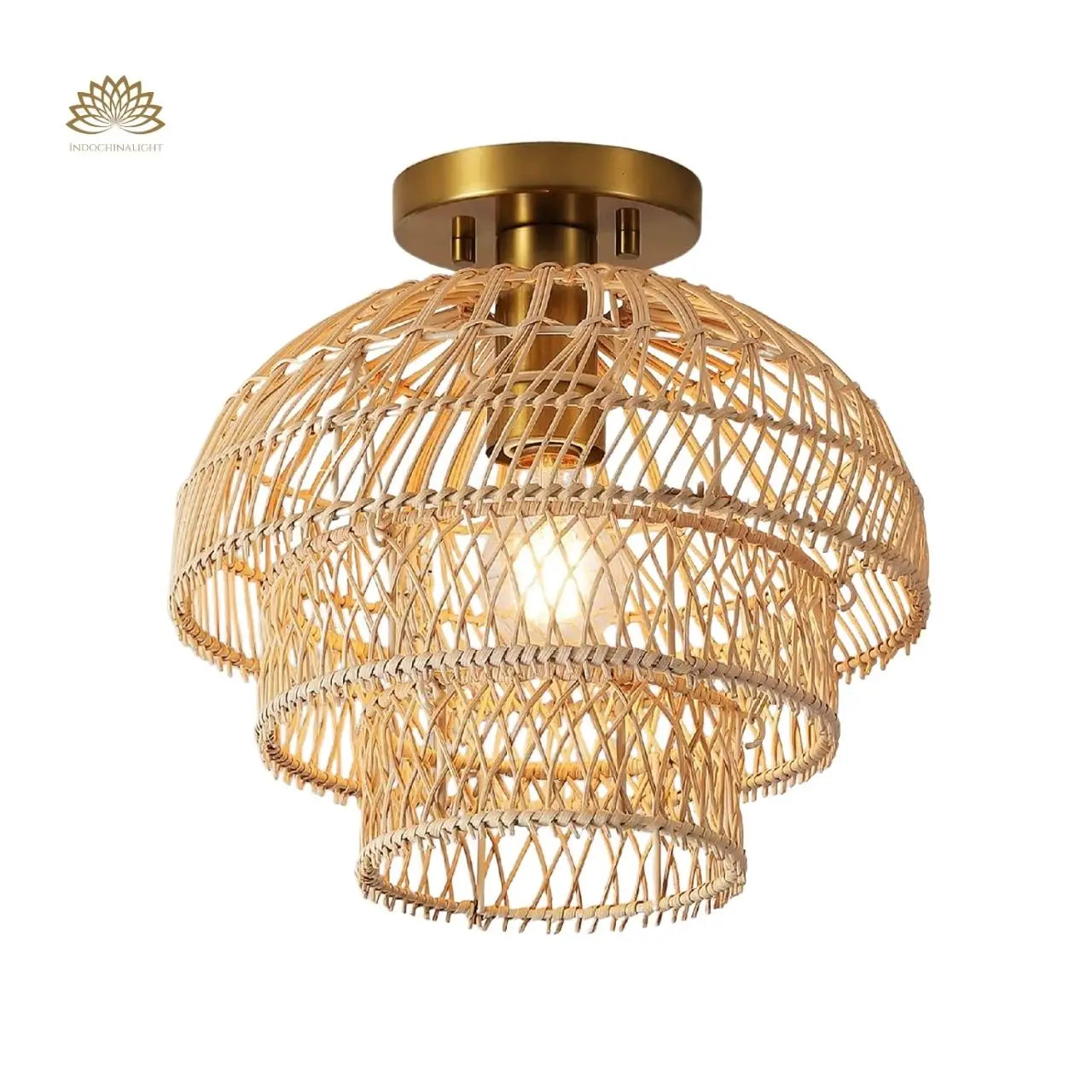 Hermasgi Rattan Ceiling Light