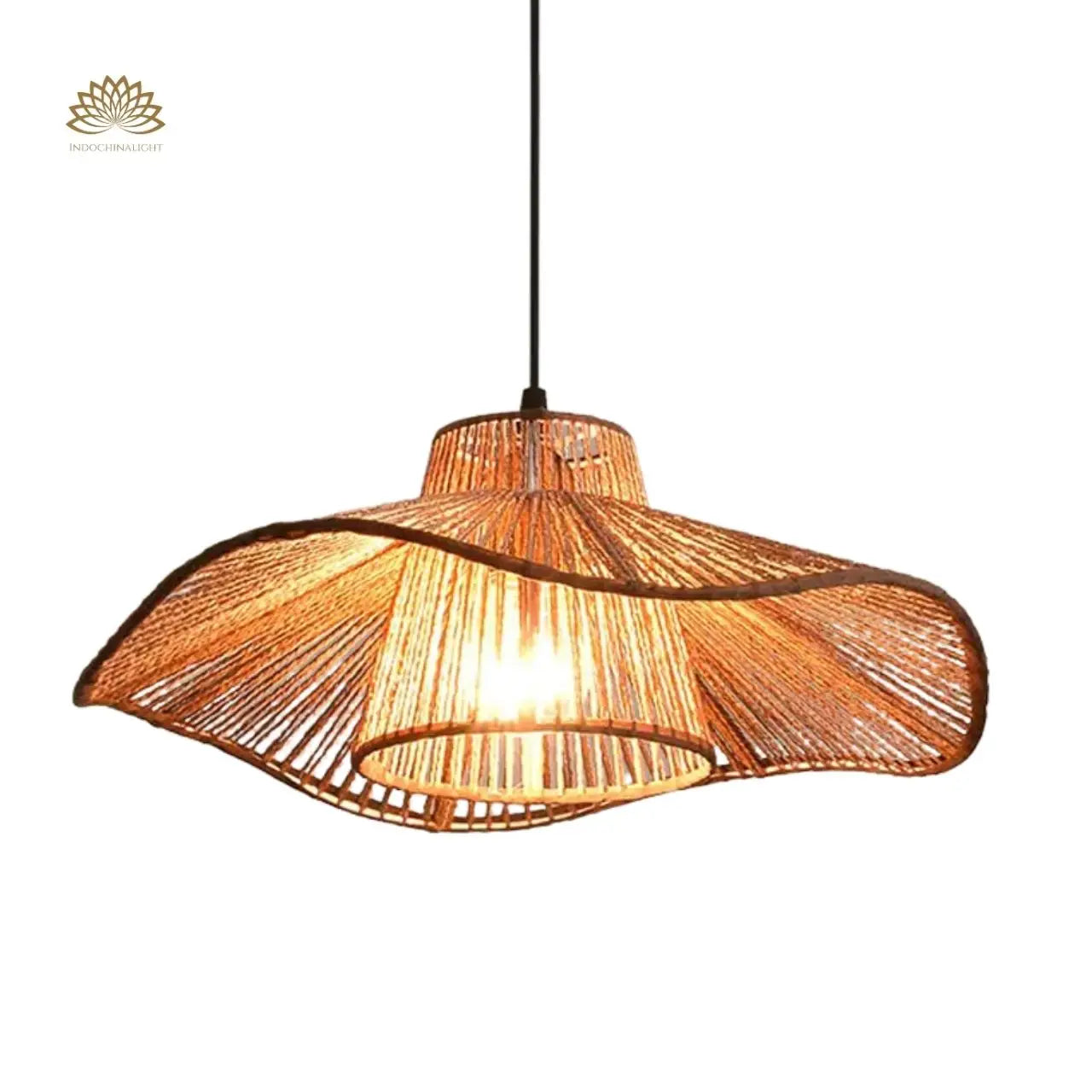 Japanese Weaving Hemp Rope Pendant Light