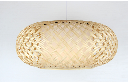 Joyce Bamboo Woven Pendant Light Basket Shade