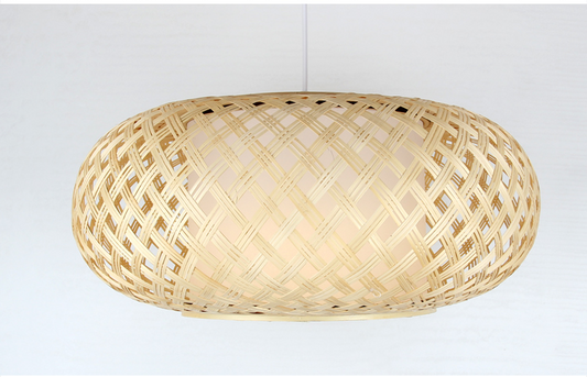 Joyce Bamboo Woven Pendant Light Basket Shade