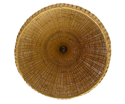 Juanita Wabi Sabi Bamboo Dome Ceiling Light from the Bottom
