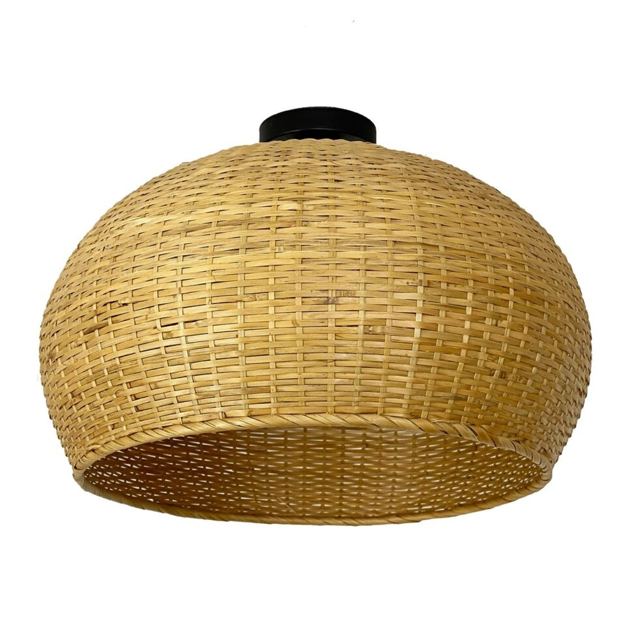Juanita Wabi Sabi Dome Wicker Bamboo Light Pendant