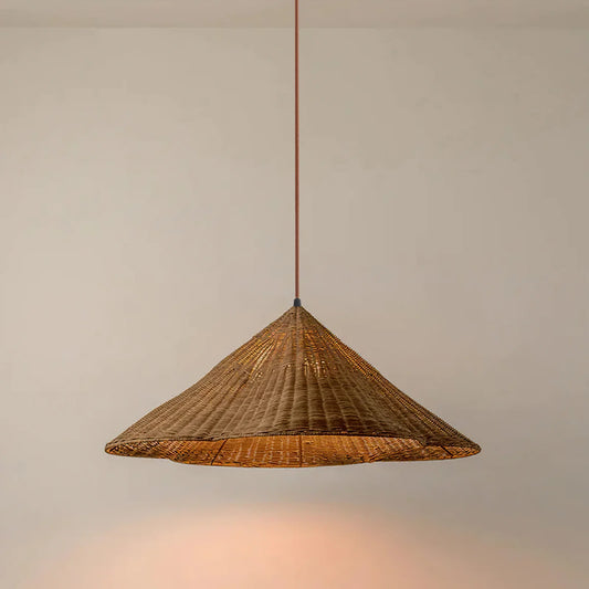 Kalani Scallop Rattan Pendant Shade