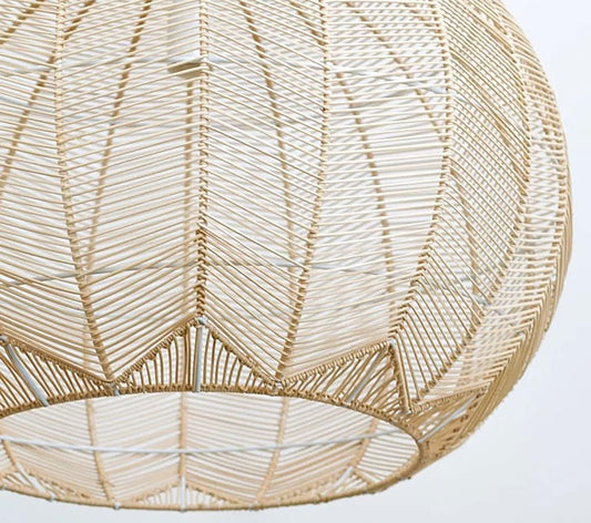 Klahn Modern Small Rattan Pendant Light Shade